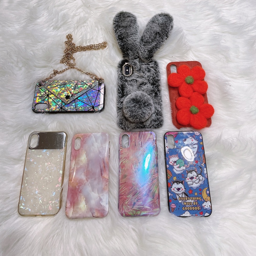 Bundle 7 pieces iPhone X / XS PHONE CASES